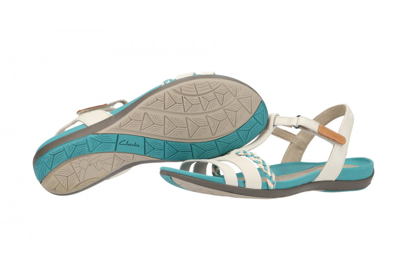 Clarks Damen Sandale Tealite Grace beige