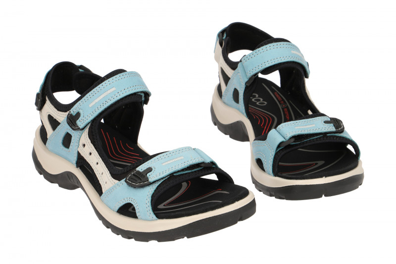 Ecco Offroad Damen Sandale hell-blau