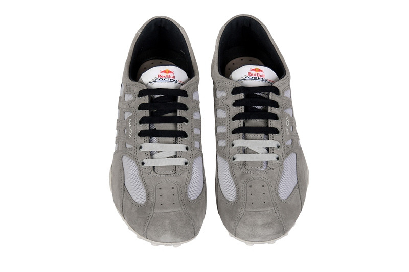 Geox Snake Red Bull Schuhe grau weiß