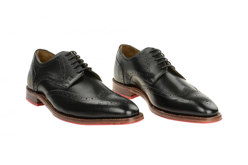 Gordon & Bros Schuhe Milan schwarz Rahmengenäht 4371-G