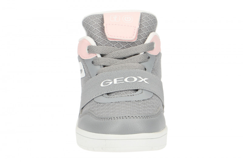 Geox XLED Girl Kinderschuhe grau rosa J928DA