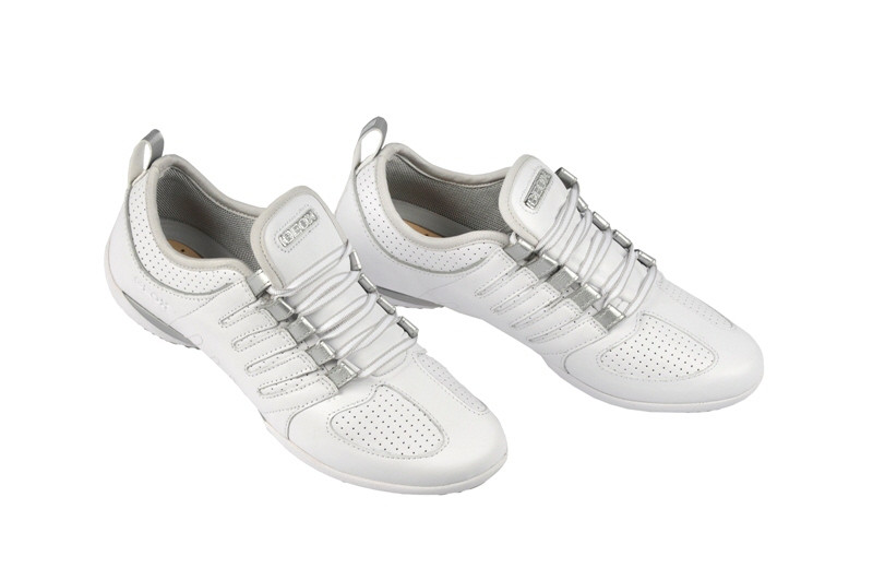 Geox Euphoria - Damen Sneakers - weiß silber - D0108F