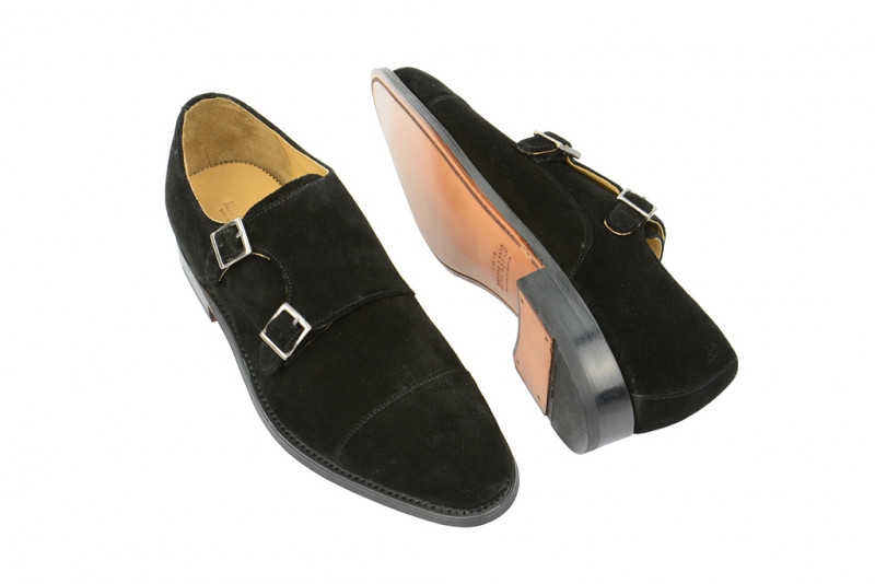 Gordon & Bros Schuhe Fabian schwarz Double-Monk - 4562 black