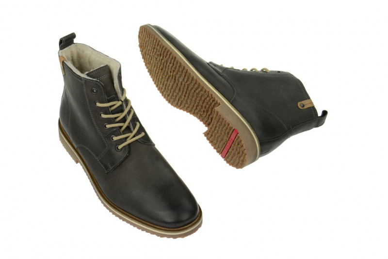 Lloyd Steven Stiefel grau Lammfell 24-737-51