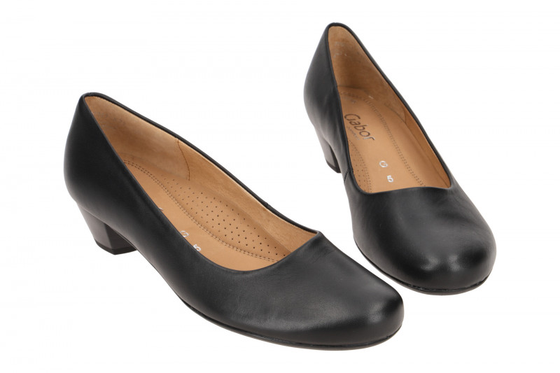 Gabor Pumps schwarz Glattleder 06.230.57
