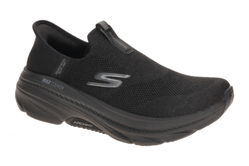 Skechers MAX CUSHIONING Schuhe schwarz Arch Fit SLIP-INs 128945