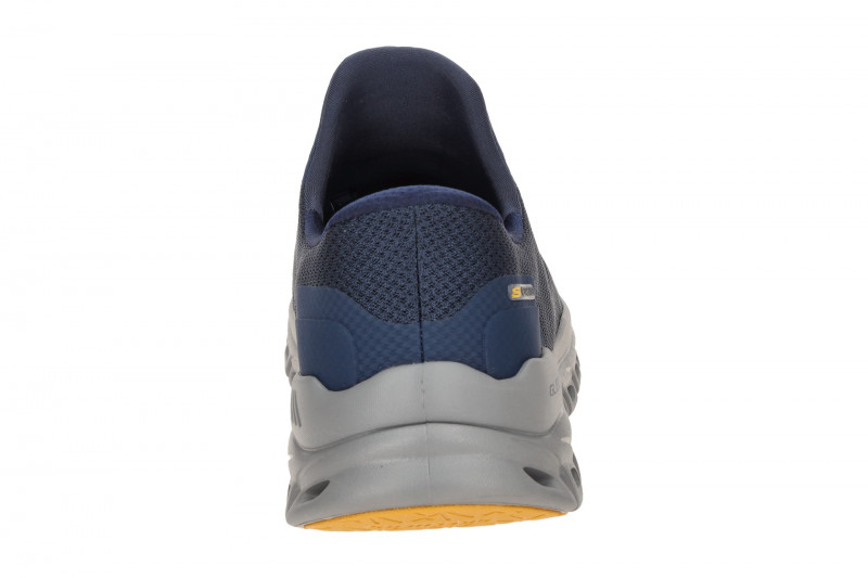 Skechers Glide Step Slipper Schuhe blau Herren SLIP-INS 233017