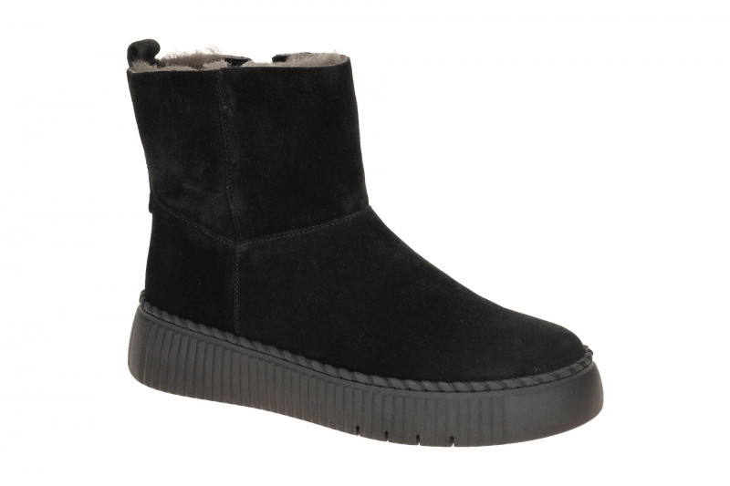 Gabor Plateau Stiefel schwarz Lammfell 73.542.17