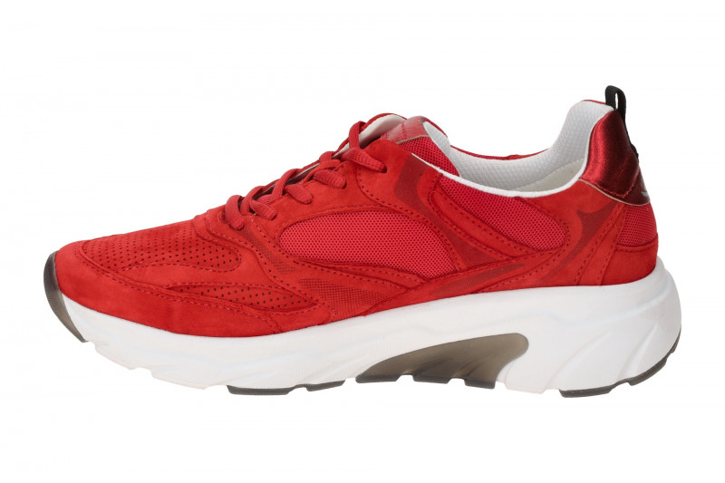 Gabor RollingSoft Schuhe rot fire Velour 66.936.38