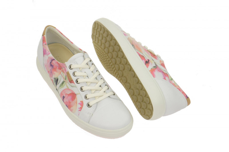 Ecco Soft 7 Schuhe weiß Floral Print 43000359768