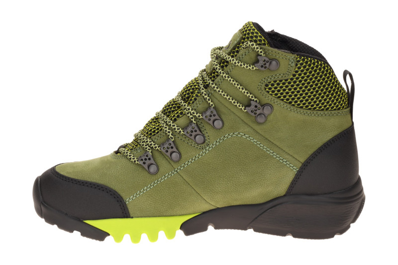 Waldläufer Amiata Stiefelette grün olive H-Weite wasserdicht