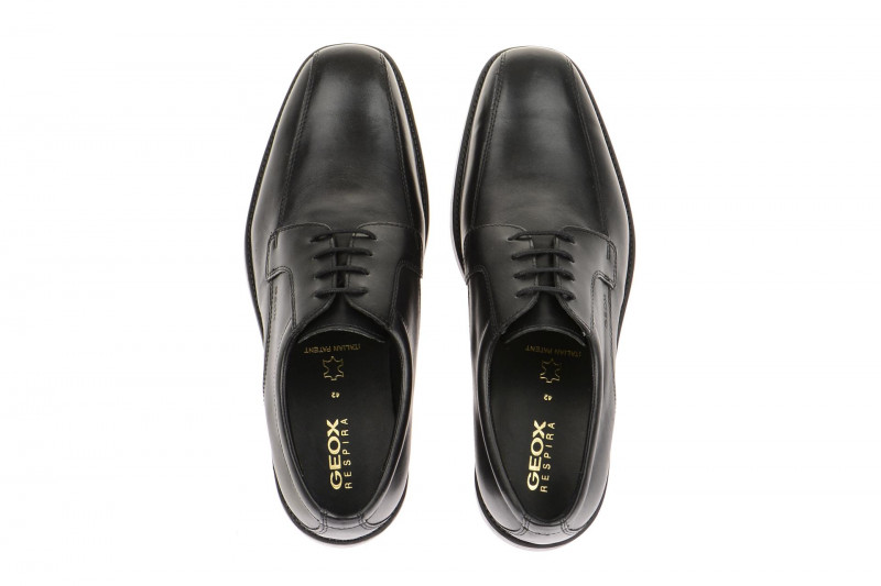 Geox Respira Londra Herrenschuhe elegant in schwarz