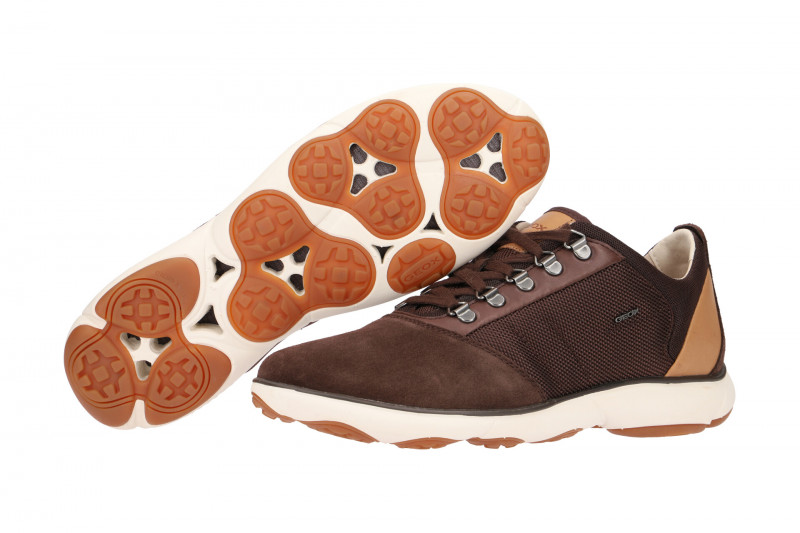Geox Nebula Schnür Schuhe braun U92D7A