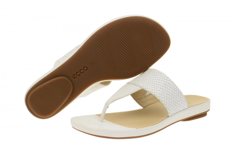 Ecco Tabora Pantolette weiß 33055350874