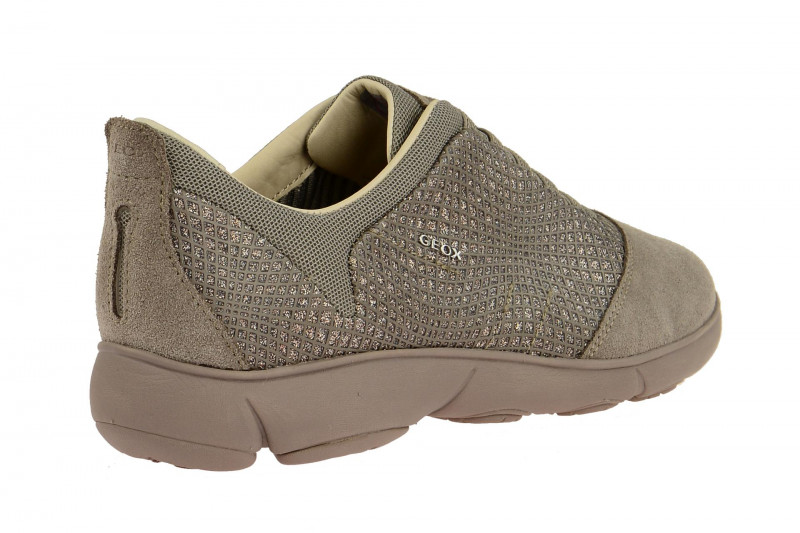 Geox Nebula Slipper grau Glitter