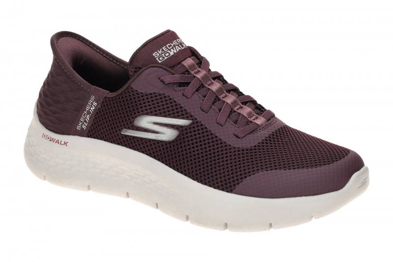 Skechers Go Walk Flex Schuhe rot burgund Slip Ins 124836