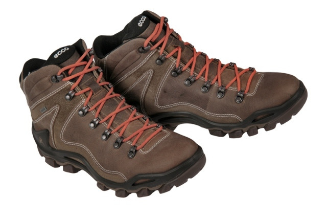 Ecco Terra VG in braun Yak-Leder Boots Gore-Tex