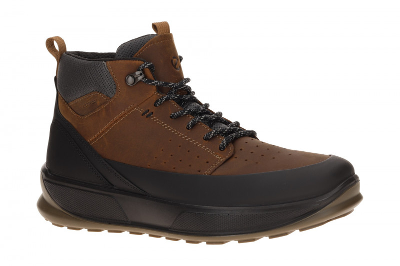 Ecco Byway Stiefelette braun schwarz Nubuck Waterproof 522864