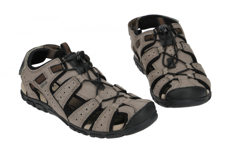 Geox Strada Outdoor Sandale grau U6224B