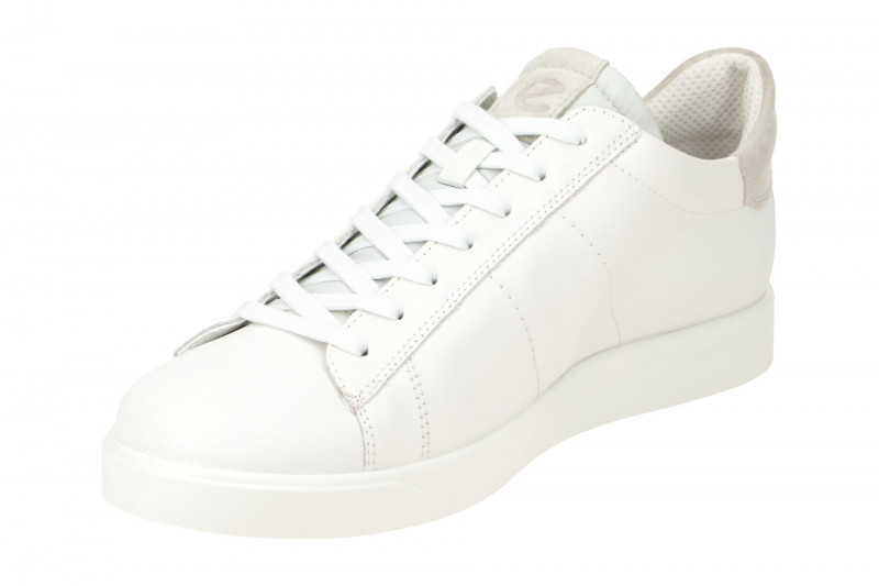 ecco Street Lite Schuhe Sneaker weiß grau 521304