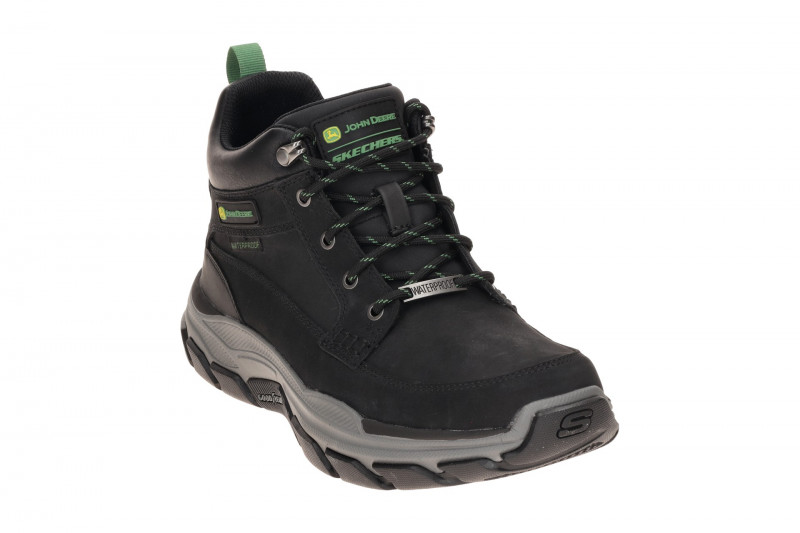 Skechers JOHN-DEERE Stiefeletten Schuhe schwarz Wasserdicht