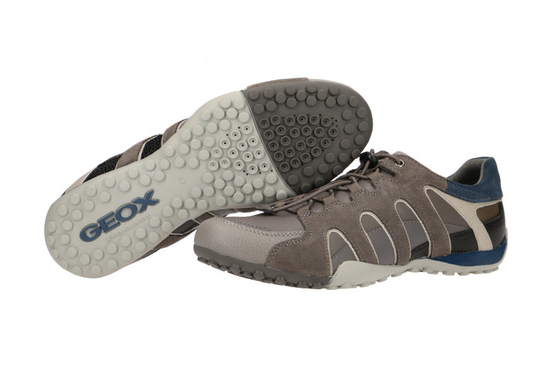 Geox Snake Schuhe grau blau U8407A