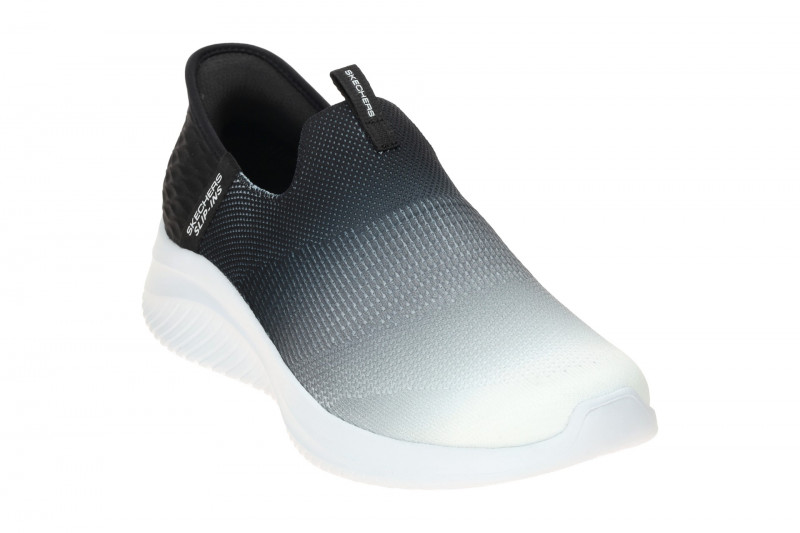 Skechers Ultra Flex Slipper Schuhe weiß schwarz Slip-Ins 149708