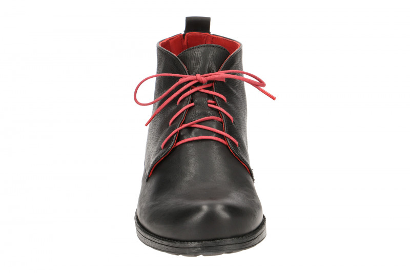 Think Denk Stiefelette schwarz rot 5-85018-09