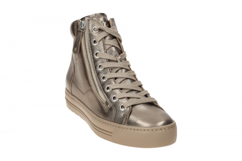 Paul Green Mid-Sneaker Schuhe taupe braun metallic 4024