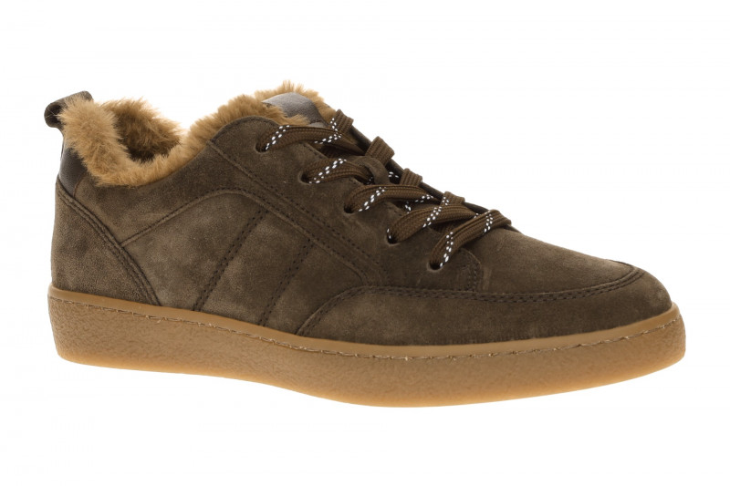 Gabor Sneaker Schuhe braun mocca Fellkragen 6024.01