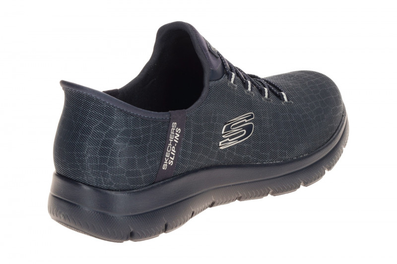 Skechers Summits Schuhe blau Glitzer SLIP-INS 150128