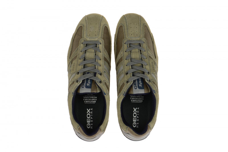 Geox Snake Schuhe grau beige U4207K 022ME C1006