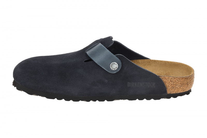 Birkenstock Boston Clogs Pantolette dunkelblau Normal-Weit 1028210