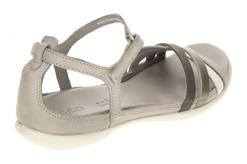 Ecco Flash Sandale grau metallic Kreuzriemen 244243