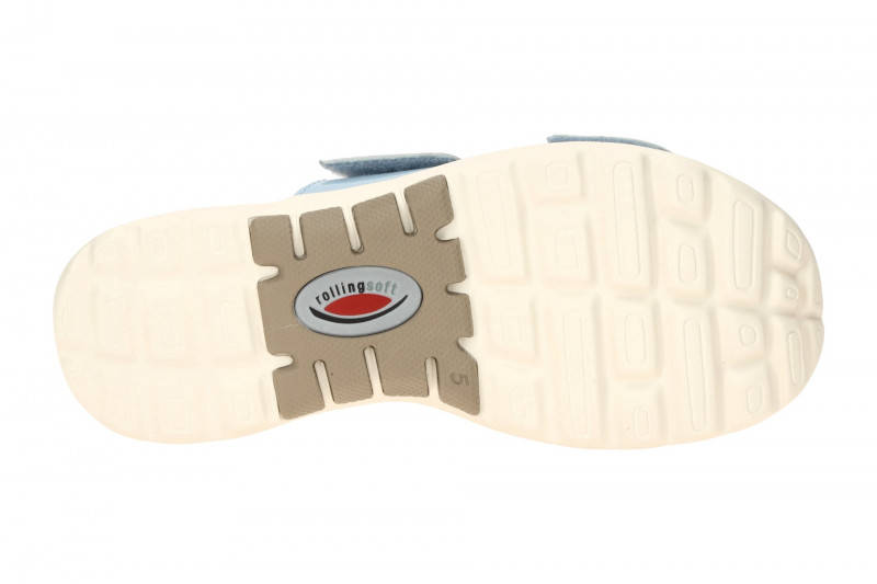 Gabor RollingSoft Pantolette blau artic Lack 66.811.96
