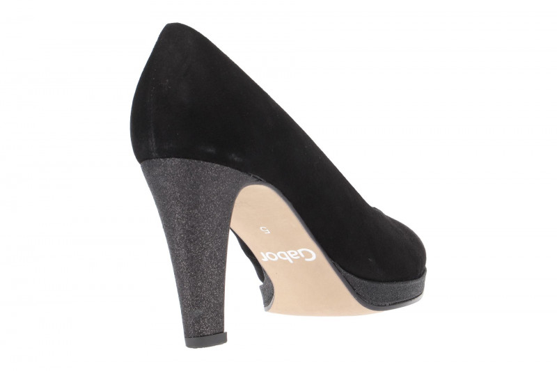 Gabor Pumps schwarz Glitter 91.270.37