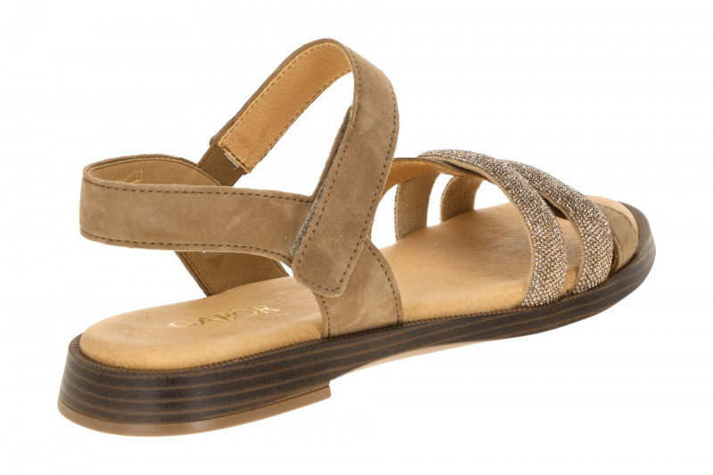 Gabor Fashion Sandale braun Glitzer 85.501.18