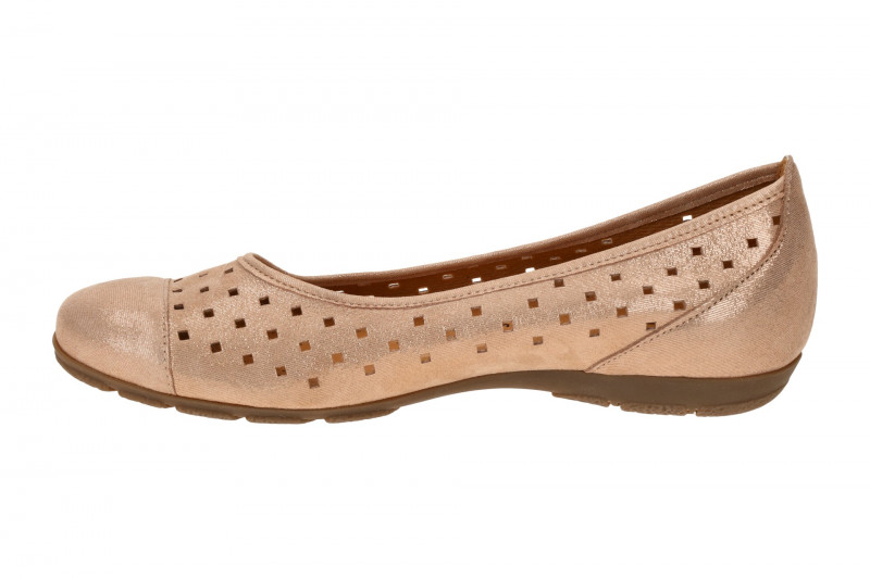 Gabor Schuhe Ballerina rose gold metallic 64.169.60