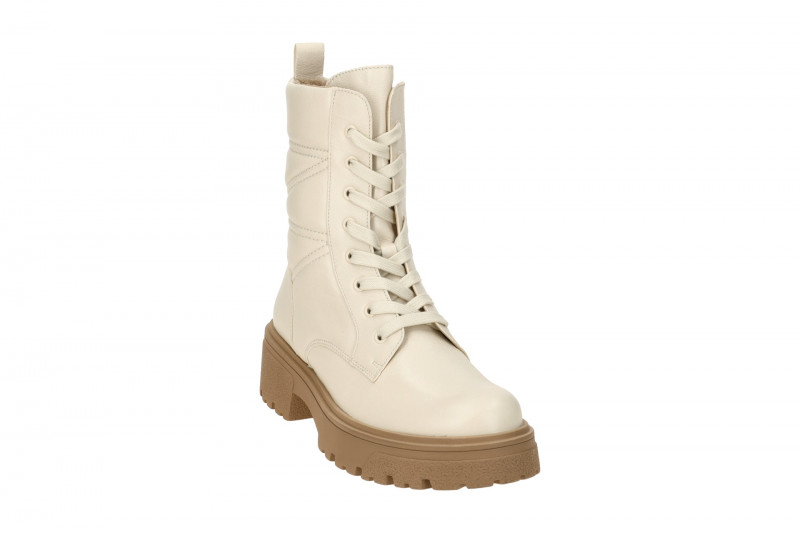 Gabor Fashion Plateau Stiefelette beige Nappa Stepp 51.760.22