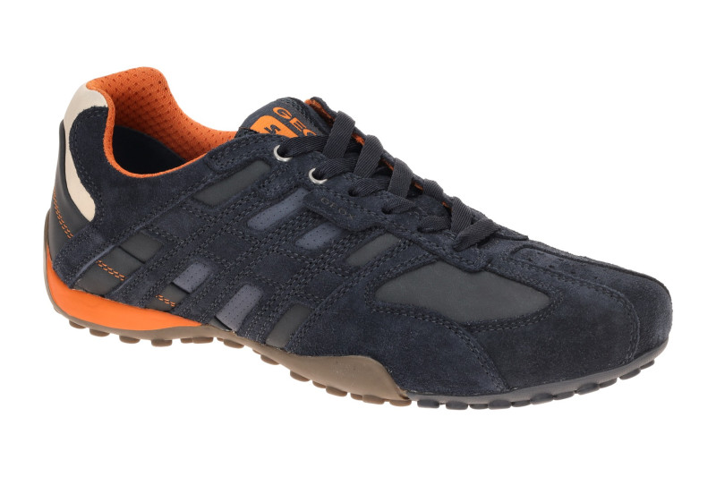 Geox Snake Schuhe Sneakers blau orange U4207K