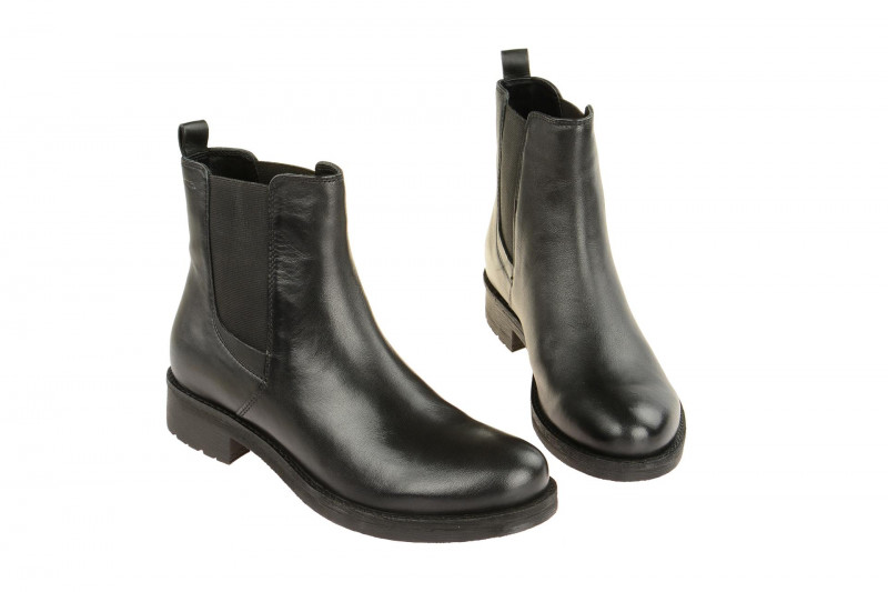 Geox New Virna Chelsea Stiefel schwarz Biker