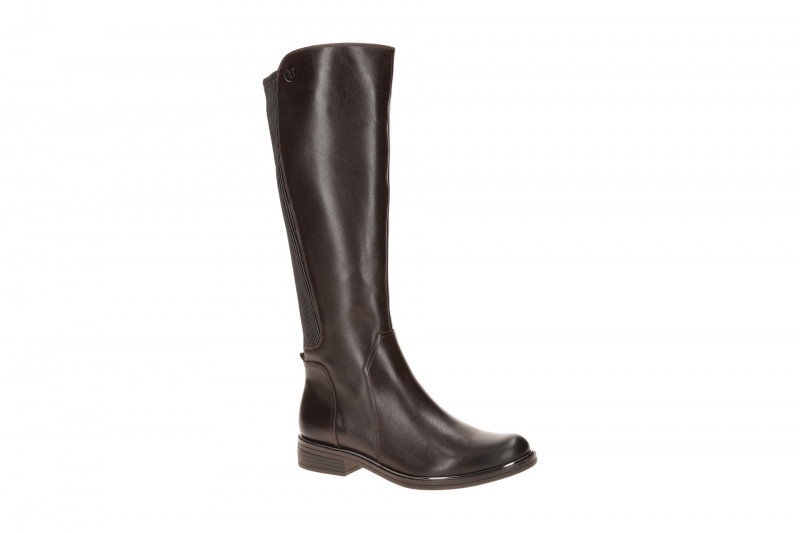 Caprice Langschaftstiefel dunkelbraun Leder XL Schaft 25523