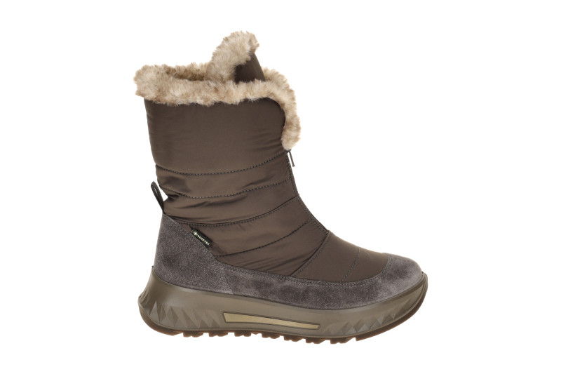 ARA St. Moritz Winter Stiefel braun grau GORE-TEX H-Weite