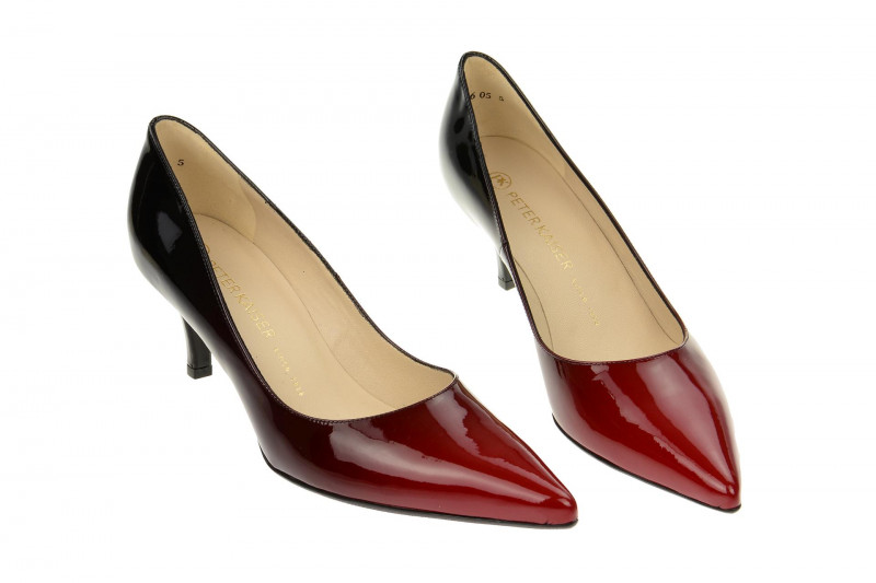 Peter Kaiser Soffi 60 Pumps rot schwarz Lack 61201/122