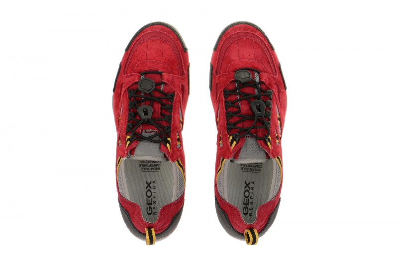 Geox U5207C 02214 C0857 Snake dark-red grey