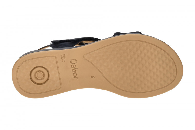 Gabor Sandale blau Nubuck Klett 82.733.36