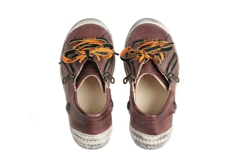 Eject Dass Schuhe in bordo rot E-13001-V2