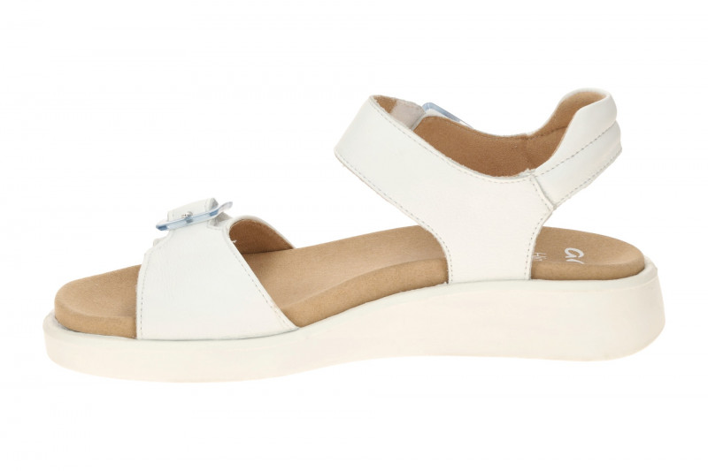 ara Madeira Sandale weiß H-Weite Klett 12-21402