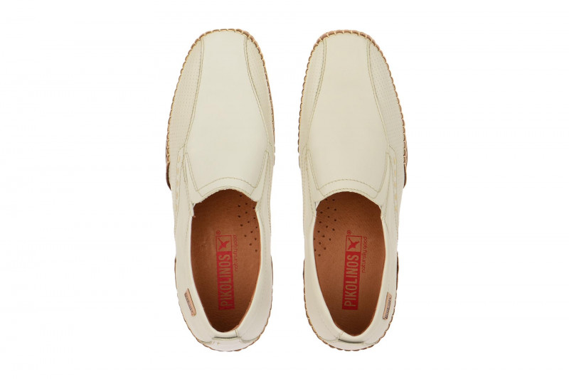 Pikolinos Slipper Puerto Rico weiß braun 03A-3020