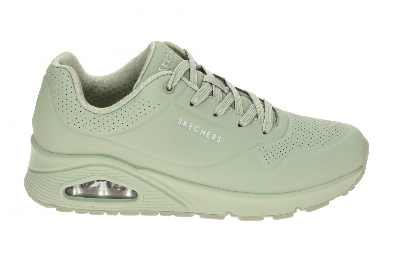 Skechers Uno Schuhe grün sage Damen Sneakers 73690
